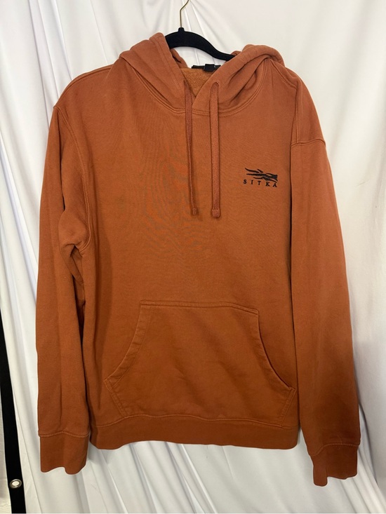 sitka Other - Men's Rust Orange Sitka Pullover Hoodie